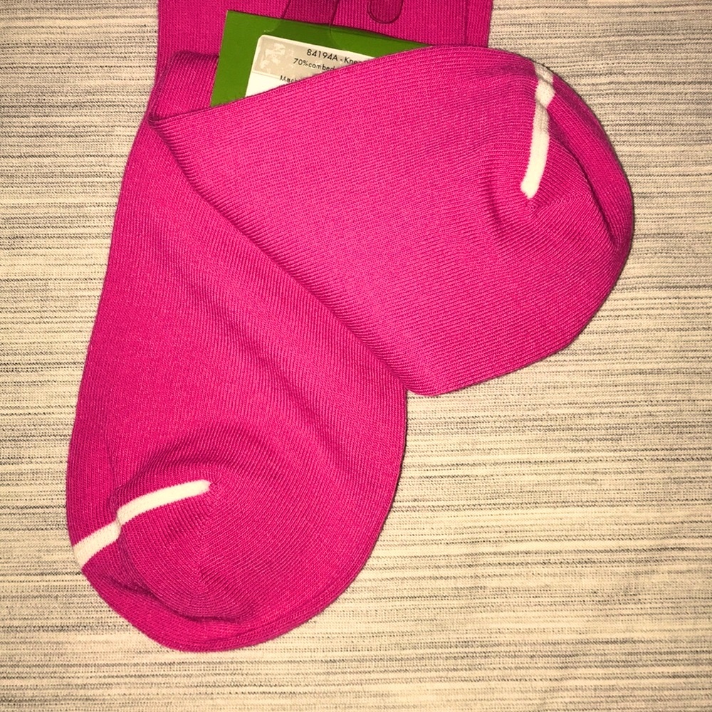 kate spade ♠️ pretty pink knee high socks - Picture 7 of 7